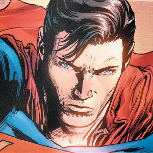 DC Comics Superman Flying Pose Action Comics #957 Art by Patch Zircher Xbox 360 (Includes HDD) Skin